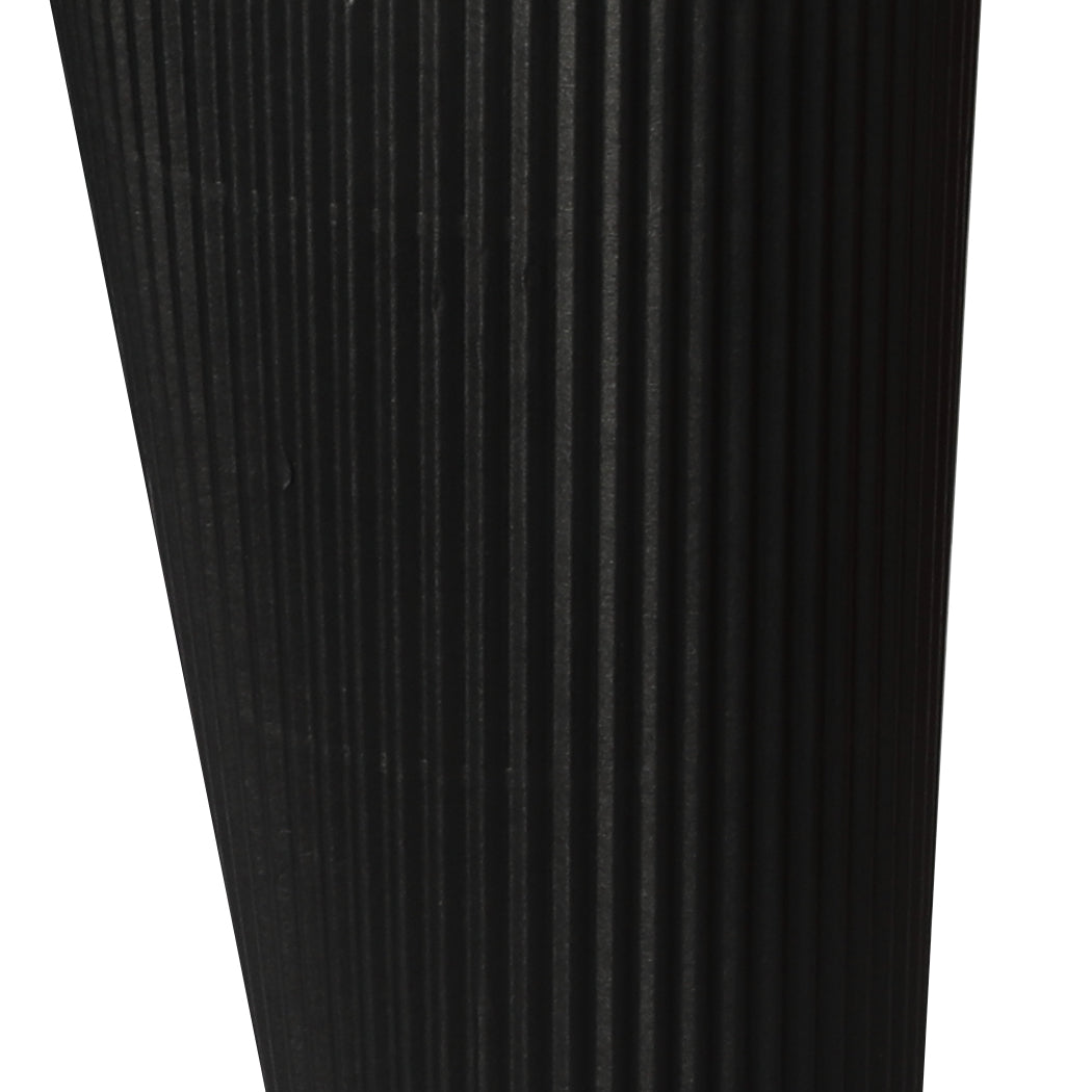 100sets 8oz Disposable Takeaway Coffee Black-1864183138146717699