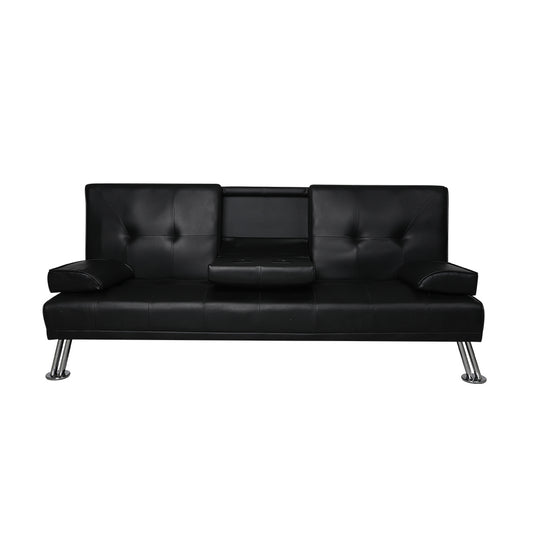 Levede Sofa Bed Adjustable Recliner Black-1864183319172878337